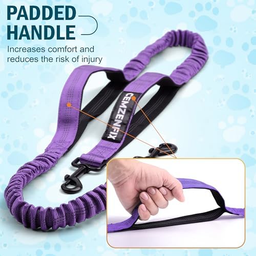 Hands Free Dog Leash for 2 Dogs, Waist Leash with Dual Bungee - Image 3