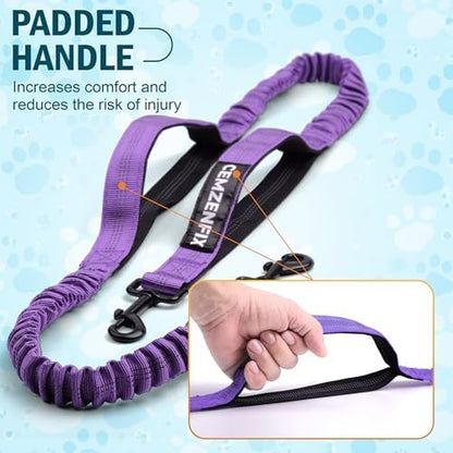 Hands Free Dog Leash for 2 Dogs, Waist Leash with Dual Bungee - Image 3