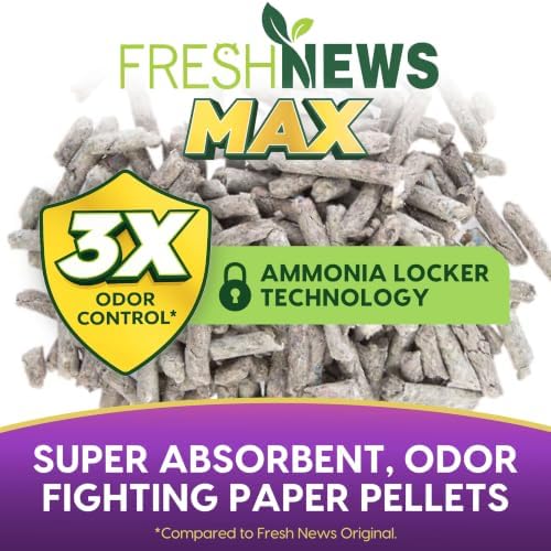 Fresh News MAX Scented Multi-Cat Litter, Non-Clumping, 20 lb - Image 2