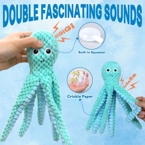 MRSOHRET Dog Squeak Toys for Aggressive Chewers, Crinkle Puppy Chew Toys - Image 2