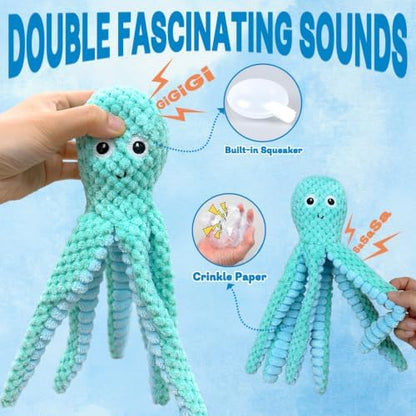 MRSOHRET Dog Squeak Toys for Aggressive Chewers, Crinkle Puppy Chew Toys - Image 2