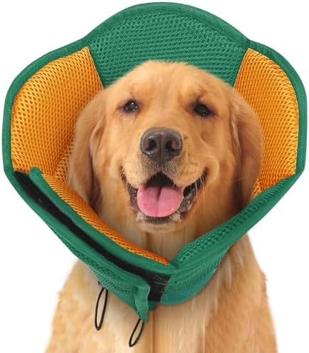 Dog Cones for Large Dogs Soft Dog Cone to Stop Licking by SUNFURA
