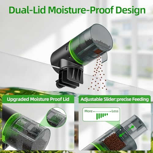 Freesea Automatic Fish Feeder for Aquarium: One-Touch Easy Setup & 3 Timers - Image 5