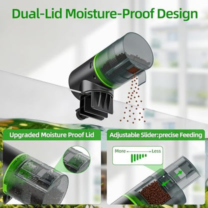 Freesea Automatic Fish Feeder for Aquarium: One-Touch Easy Setup & 3 Timers - Image 5