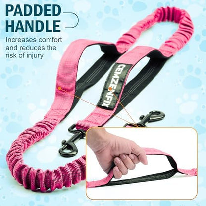 Hands Free Dog Leash with Waist Belt and Bungee for Walking - Image 3