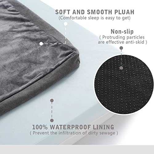 Orthopedic Memory Foam Dog Bed, Cooling Dog Beds for Medium Dogs -Waterproof Pet Bed for Crate with Removable Washable Cover, M(29inch,45Lbs) - Image 4