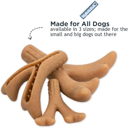 Tall Tails Bacon Scented Antler Chew Toy for Dogs, Medium