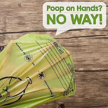 Dog Poop Bags Rolls with OK biobased Certified, 360 Pet Waste Bags, 100% Leak Proof Extra Thick and Strong Corn Starch Based - Image 3