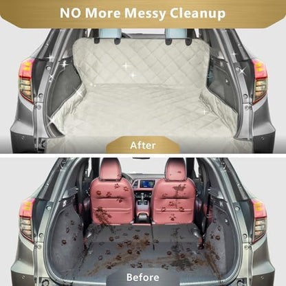 SUV Cargo Liner for Dogs - Water Resistant Trunk Cover for Midsize SUVs - Image 3
