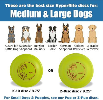 Hyperflite K-10 X-Comp Competition Dog Flying Disc, Medium-Large - Image 2