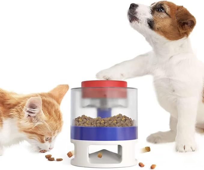 Piggy Poo and Crew Pet Food Treat Popper for Dogs Puppies Cats Pigs Small Animals Slow Feeder Game