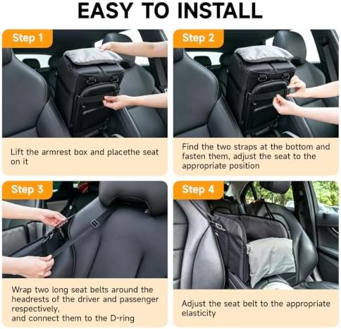 Foldable Dog Car Travel Seat，Suitable for Small Dogs up to 11 lbs - Image 6
