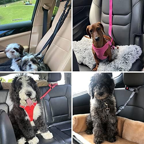 BWOGUE Dog Seat Belt for Car, Headrest Restraint Bungee Lead, Yellow - Image 7