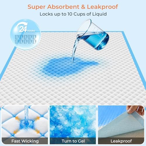 URPOWER Extra Large Dog Pee Pads 36" x 36", for Cars, Trucks and SUVs - Image 3