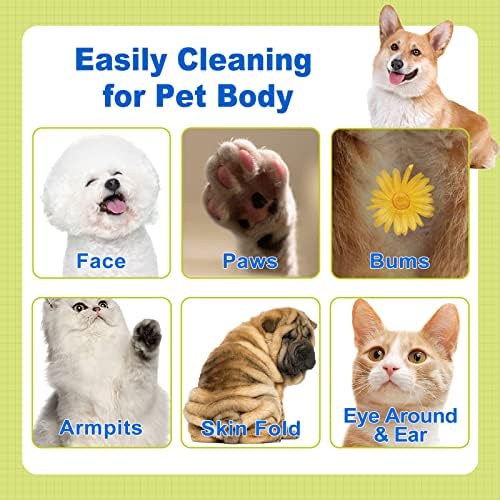 DR.EASY All Purpose Pet Grooming Wipes 100Ct Plant Based Ingredients for Paws,Body,Nose &Bum Cleaning,Remove Dirt,Dander & Excess Hair with Soft and Thick Wipes,No Fragrance - Image 3