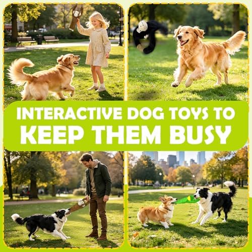No Stuffing 3-Pack Dog Toys, Squeaky Plush with Crinkle Toy for Medium Pets - Image 5