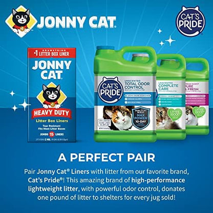 Jonny Cat Litter Box Liners: Heavy Duty - Tear & Leak Resistant - Drawstring Close - Jumbo, 1 Count (Pack of 30) - Image 7