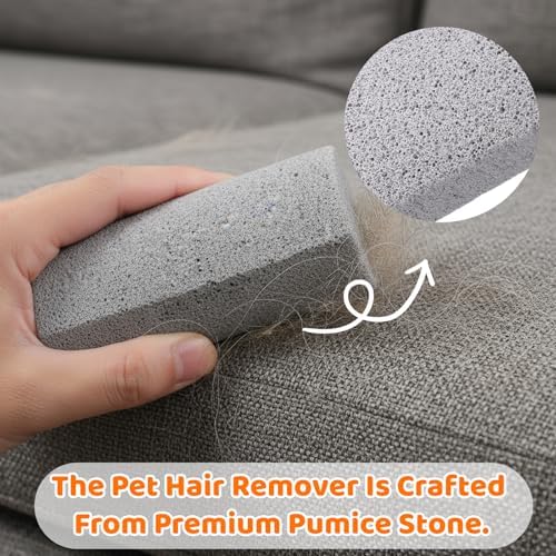 2 Pcs Pet Hair Remover Pumice Stone 3.94 x 1.97 x 1.38 in - Image 3