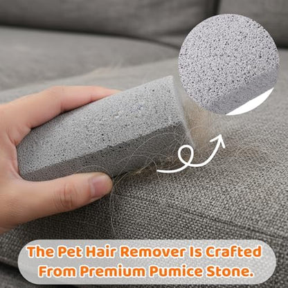 2 Pcs Pet Hair Remover Pumice Stone 3.94 x 1.97 x 1.38 in - Image 3