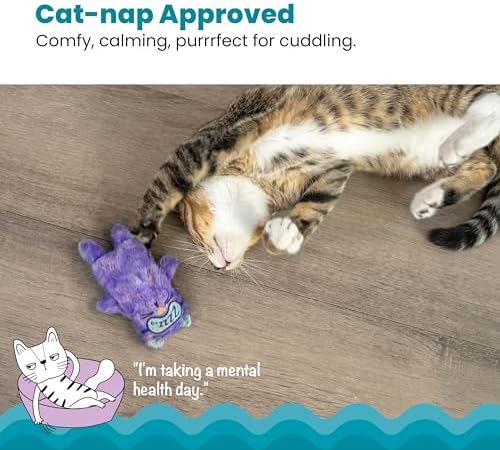 Catstages Purr Pillow Cat Toy – Plush Cat Toy with Touch-Activated Purr for Calming Cats & Kittens - Image 2