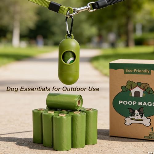 Dog Poop Bags with Dispenser, 150 Count Lavender Scented Poop Bags, Leak Proof and Extra Thick Pet Waste Bags, 13" x 9" Large Thickened leakage, degradable - Image 6