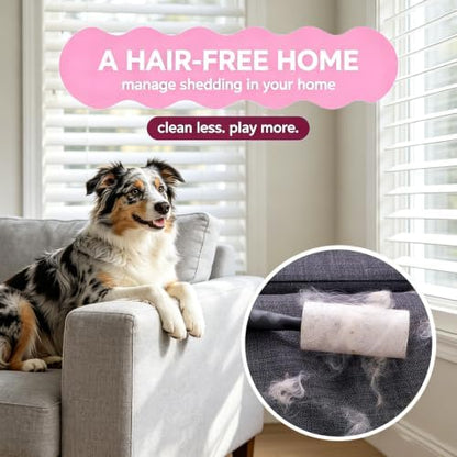 Deshedding Dog Brush for Shedding & Cat Undercoat Rake Pet Grooming Indoor - Image 3