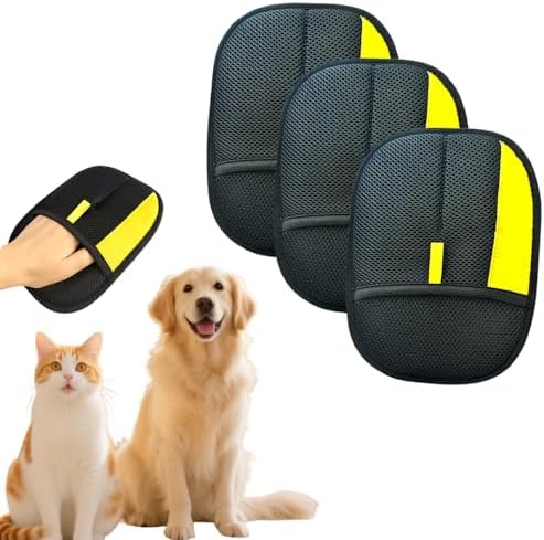 Electrostatic Pet Hair Removal Gloves by Unknown
