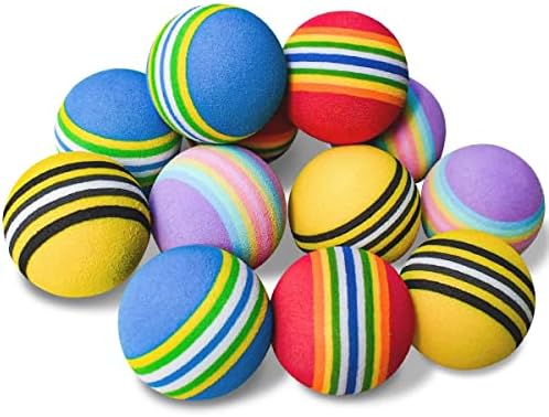 12 Pack Foam Cat Soccer Balls - Soft, Quiet, Interactive Toys for Kitten, Dog, Puppy - Indoor Activity Play, Chase, Training, Chewing - Image 7