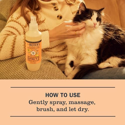 MRS. MEYER'S Clean Day Cat Deodorizing Spray, White Peach Scent, 8oz - Image 6