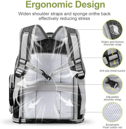 Cawypety Expandable Cat Backpack Large Space Cat Bubble Backpack Carrier - Image 5