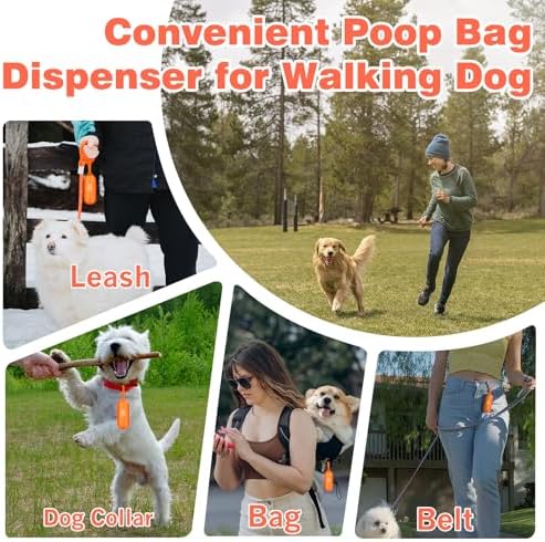 Dog Poop Bags Rolls 240 PCS– Extra Thick Leak Proof 4 Color Mix with Holder - Image 2