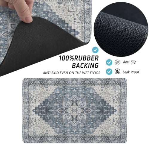 Dog Food Mat for Floors, Absorbent Pet Cat Food Bowl Mat, 12x20 in - Image 7