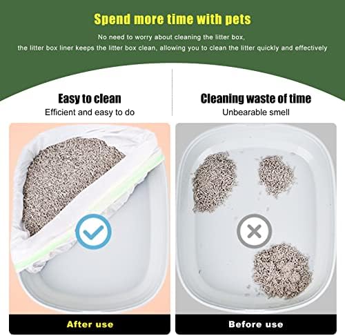 35 Count Cat Litter Box Liners, Sifting Litter Box Liners - Image 4