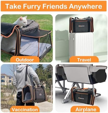 Pet Carrier Airline Approved, 17x11x11 TSA Travel Carrier - Image 6