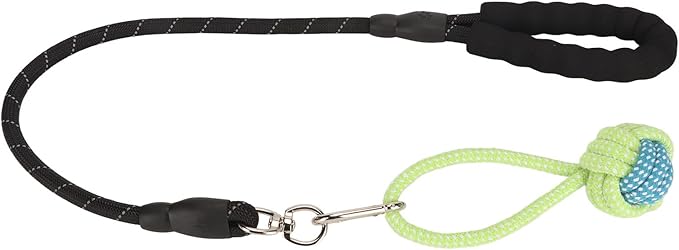 Interactive Dog Toys Tug of War Dog Toy, Dog Rope Toys Tree Hanging Toy Puzzle Ball for Chewing for Dogs Puppy Pets (Black)