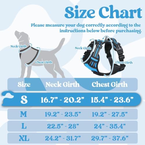 rabbitgoo Dog Harness Small Sized, Updated Easy On & Off with 3 Buckles - Image 2