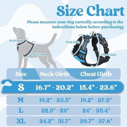rabbitgoo Dog Harness Small Sized, Updated Easy On & Off with 3 Buckles - Image 2