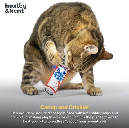 Huxley & Kent Plush Crinkle Catnip Cat Toy, Cats Belly Rubbin - Image 6