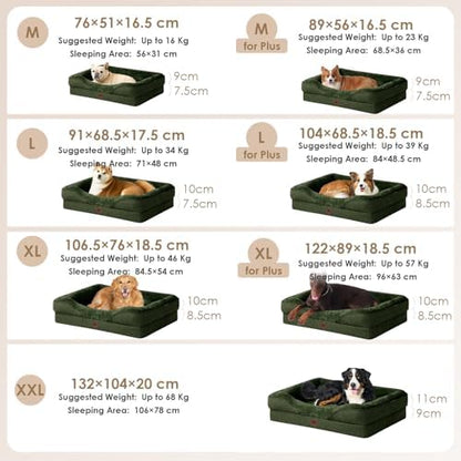 EHEYCIGA Orthopedic Dog Bed for Medium Dog, Memory Foam Dog Couch - Image 5