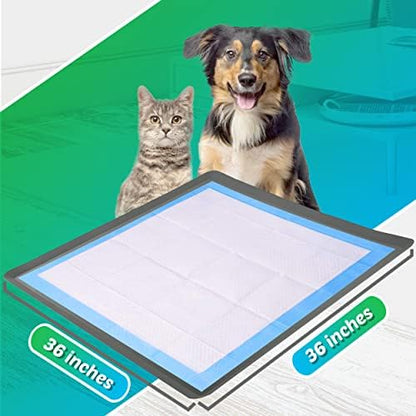 Dog Pee Pad Holder - Fits Up to 36” x 36” Pee Pad - 1 Pack - Grey - Image 2