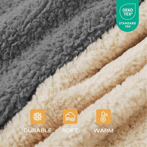 Luciphia Ultra Soft Sherpa Fleece Dog Puppy Cat Blanket for Small Pets - Image 2