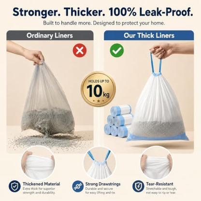 90-Count Liners for Self-Cleaning Cat Litter Boxes, 18 x 20 in - Image 2