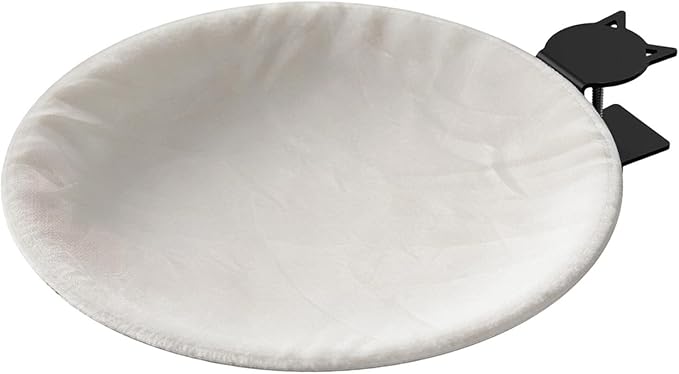 Elevated Hammock Bed, Clip On Cat Desk Cushion, 24x16 Inches Pet Cushion with Removable Cover Feature, Soft Fabric Hanging, Cat Bed with Space Saving Design, Interactive Indoor Rest for Cats