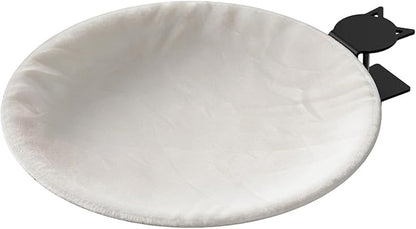 Elevated Hammock Bed, Clip On Cat Desk Cushion, 24x16 Inches Pet Cushion with Removable Cover Feature, Soft Fabric Hanging, Cat Bed with Space Saving Design, Interactive Indoor Rest for Cats