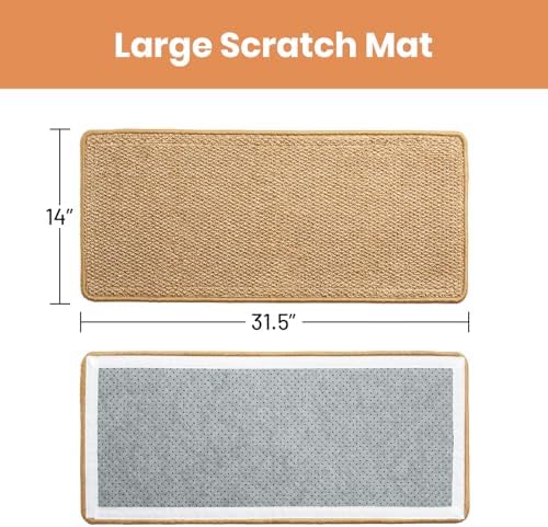Extra Large 31.5" Cat Scratcher Bed & Mat Set - Image 2