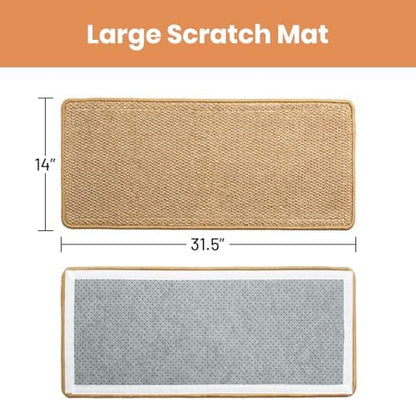 Extra Large 31.5" Cat Scratcher Bed & Mat Set - Image 2