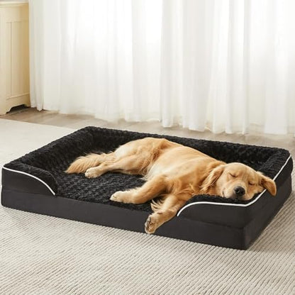 WNPETHOME Orthopedic Washable Dog Bed Large for Senior Dog Cozy Sleep by WNPETHOMEPETSHOME