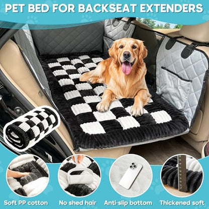 Dog Car Bed Mat Non-Slip Backseat Extender Dog Bed 50" x24.6" - Image 4