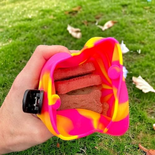 SparkDog K9 Snack Sack Silicone Dog Treat Pouch with Magnetic Closure - Image 5