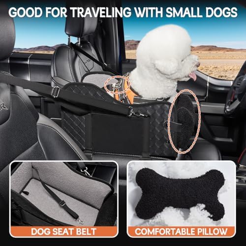TKYZ Center Console Dog Car Seat for Small Dogs,for Car/SUV/Small Truck - Image 4